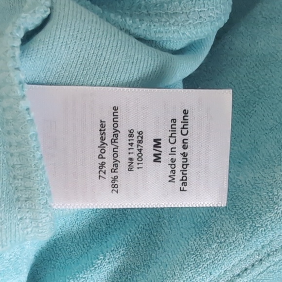 Juicy Couture 💎 Y2K Rhinestone Crystal Blue Tracksuit, Terry (Medium) - Picture 16 of 16